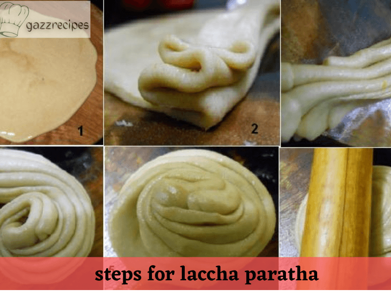 steps for laccha paratha